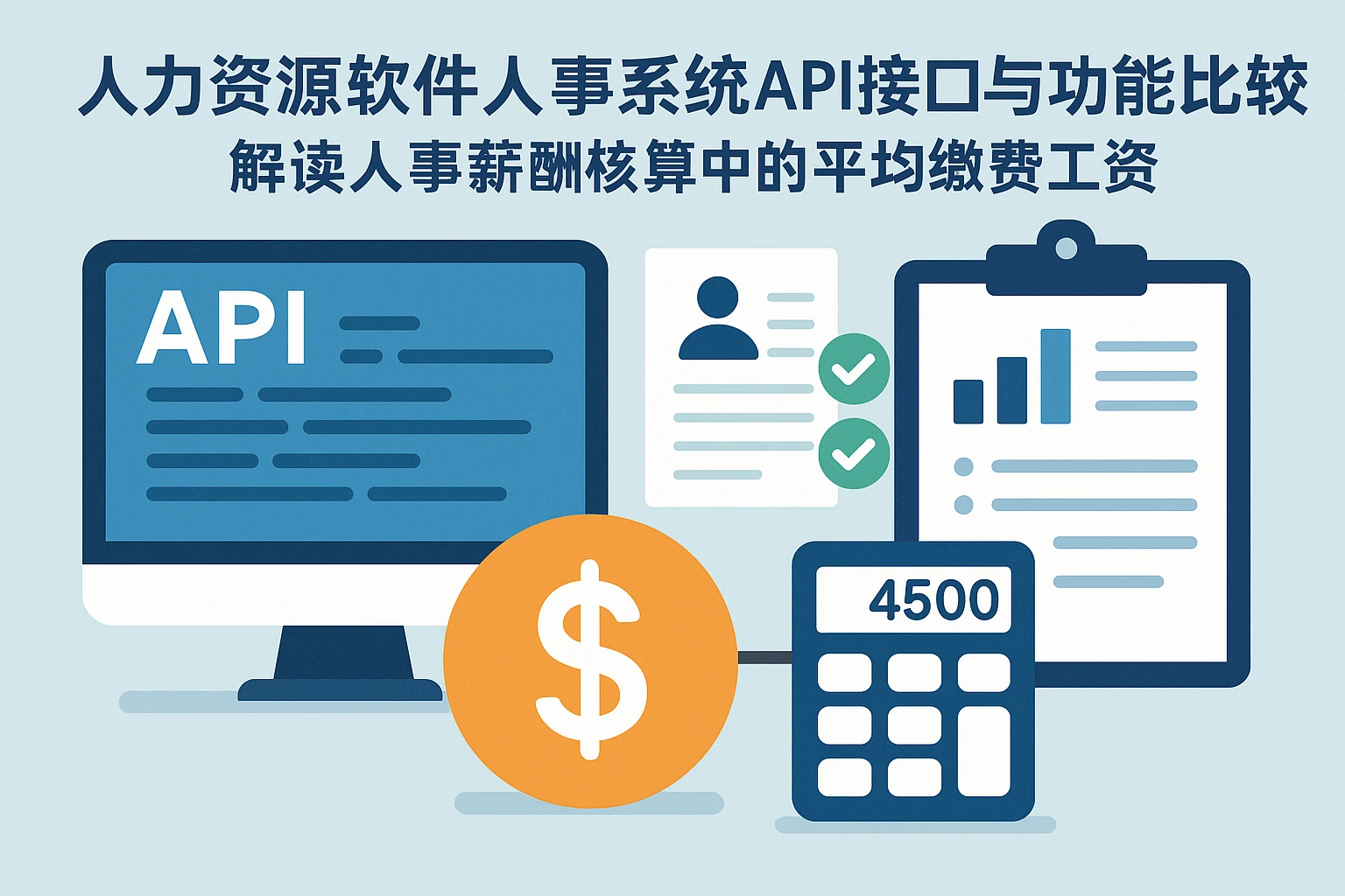 人力资源软件人事系统API接口与功能比较：解读人事薪酬核算中的平均缴费工资