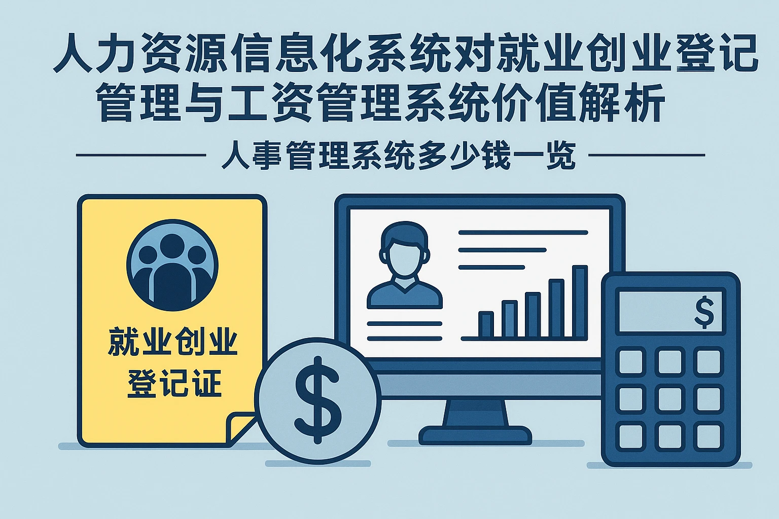 人力资源信息化系统对就业创业登记证管理与工资管理系统价值解析——人事管理系统多少钱一览