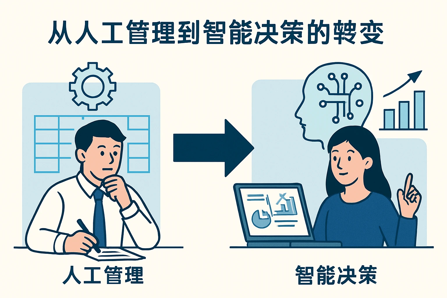 从人工管理到智能决策的转变
