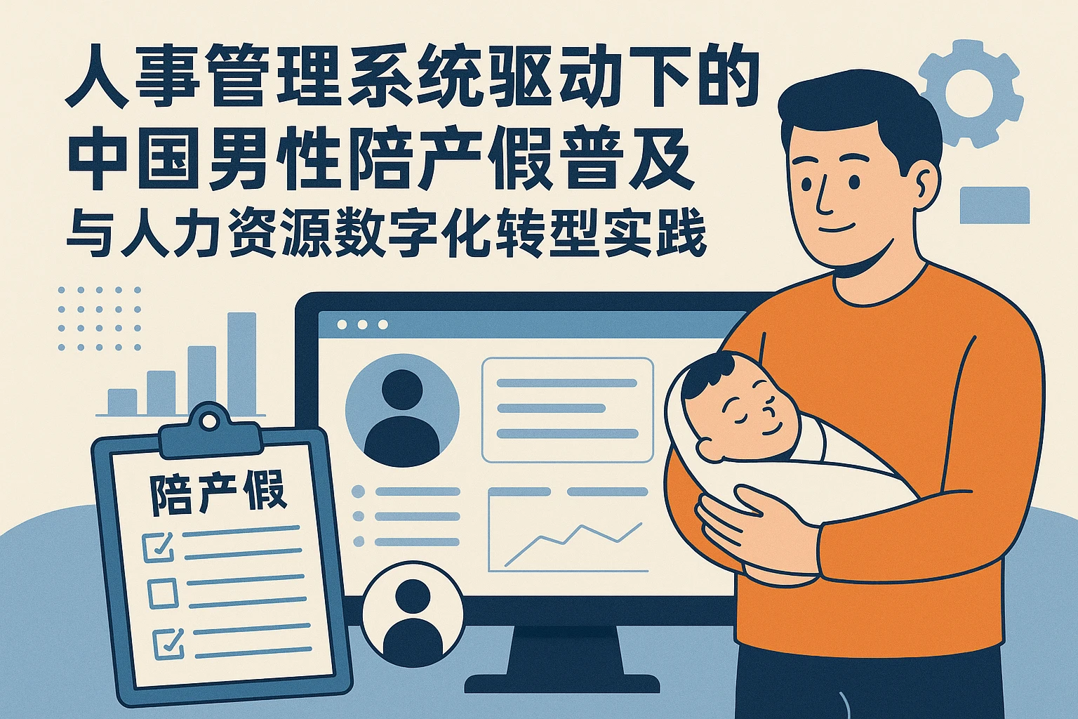 人事管理系统驱动下的中国男性陪产假普及与人力资源数字化转型实践