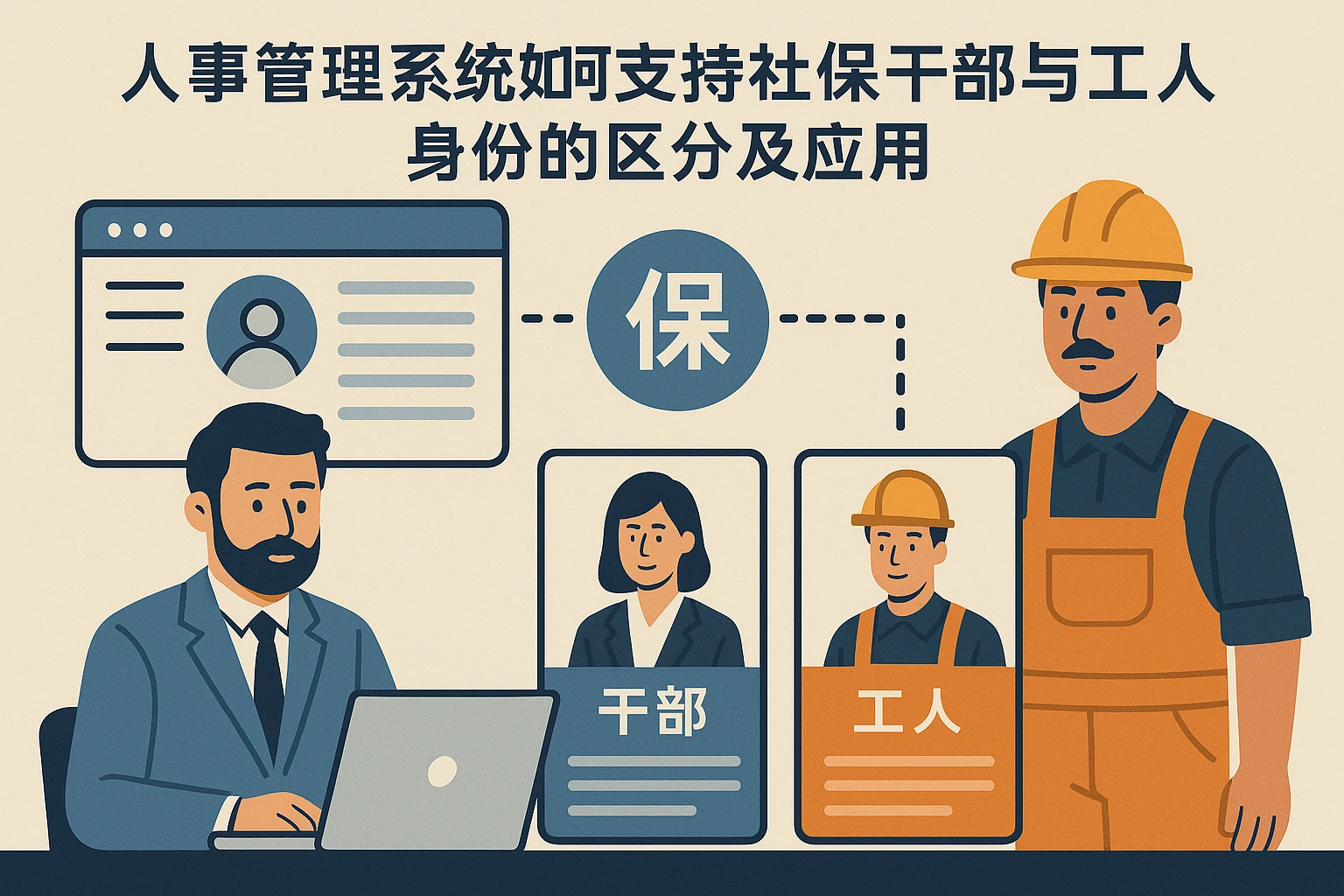 人事管理系统如何支持社保干部与工人身份的区分及应用