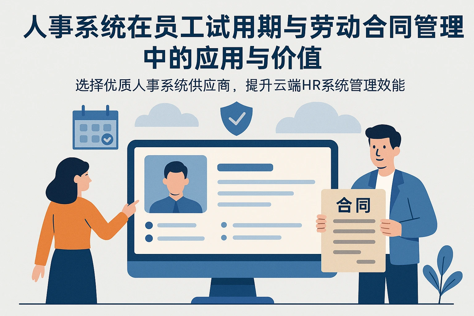 人事系统在员工试用期与劳动合同管理中的应用与价值——选择优质人事系统供应商，提升云端HR系统管理效能