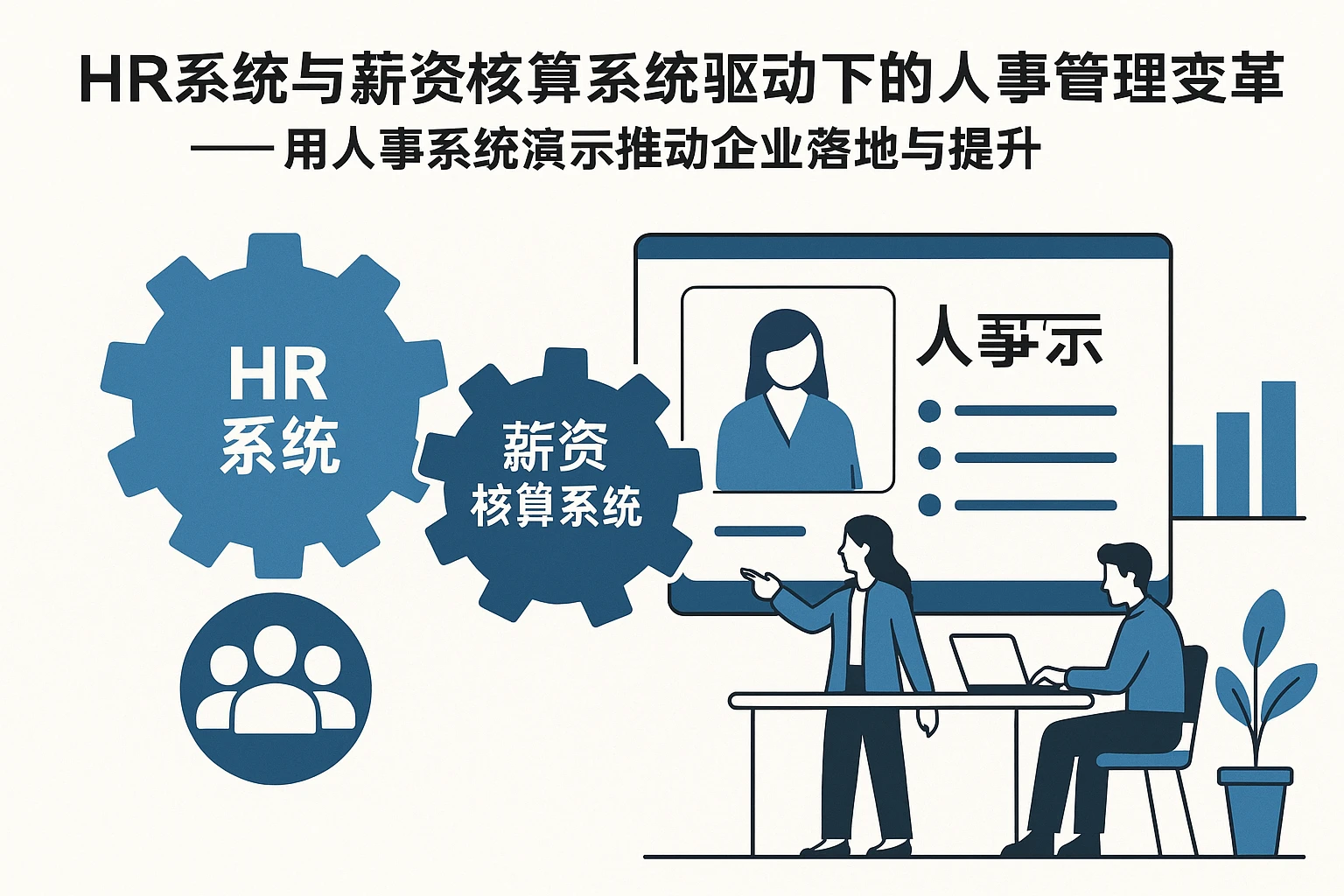 HR系统与薪资核算系统驱动下的人事管理变革——用人事系统演示推动企业落地与提升