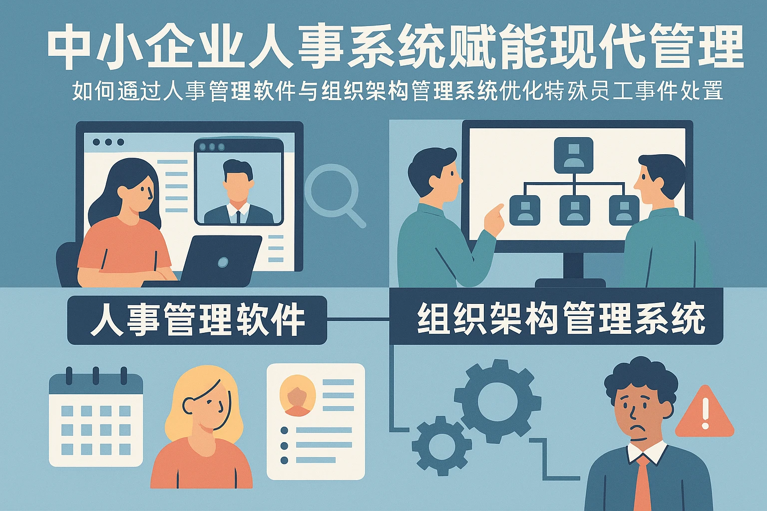 中小企业人事系统赋能现代管理：如何通过人事管理软件与组织架构管理系统优化特殊员工事件处置
