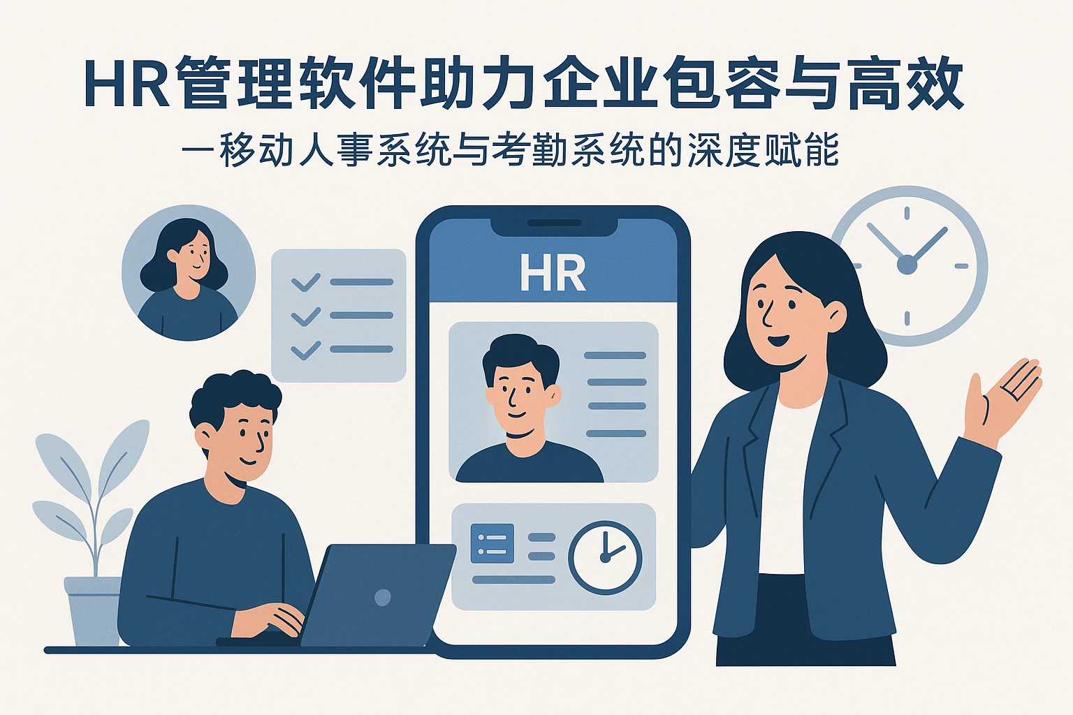 HR管理软件助力企业包容与高效——移动人事系统与考勤系统的深度赋能