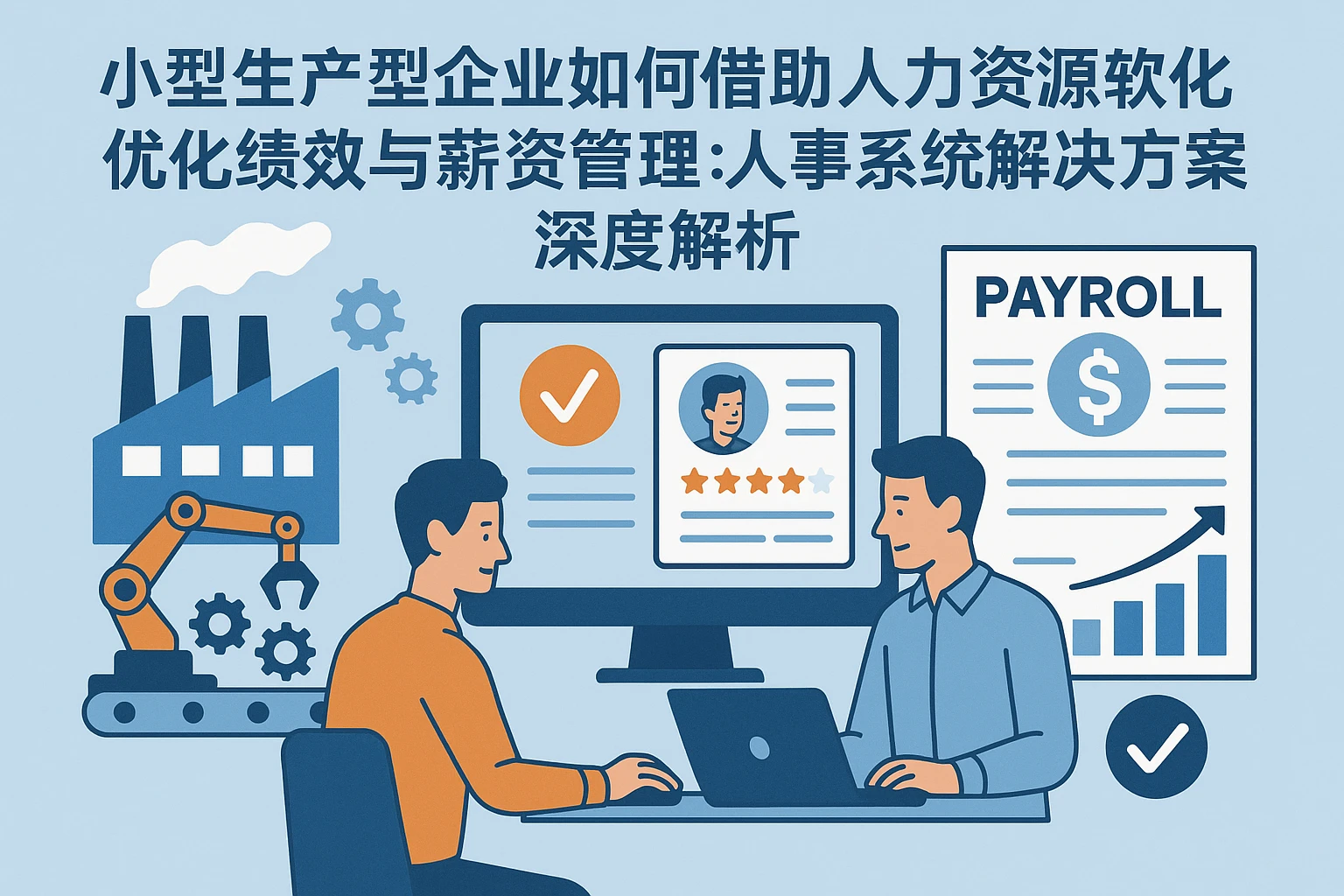 小型生产型企业如何借助人力资源软件优化绩效与薪资管理：人事系统解决方案深度解析