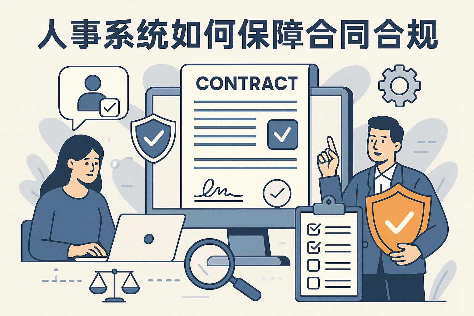 人事系统如何保障合同合规