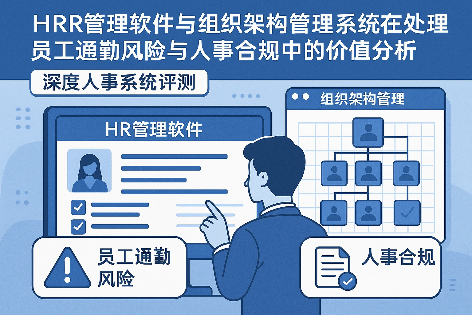 HR管理软件与组织架构管理系统在处理员工通勤风险与人事合规中的价值分析——深度人事系统评测