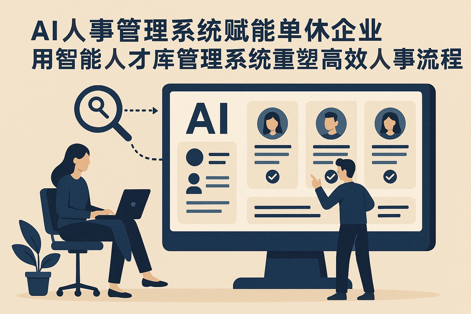 AI人事管理系统赋能单休企业，用智能人才库管理系统重塑高效人事流程