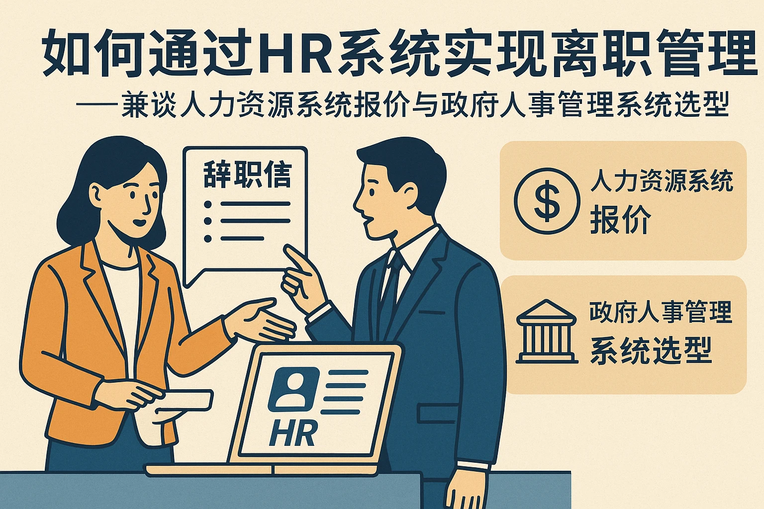 如何通过HR系统实现规范离职管理——兼谈人力资源系统报价与政府人事管理系统选型