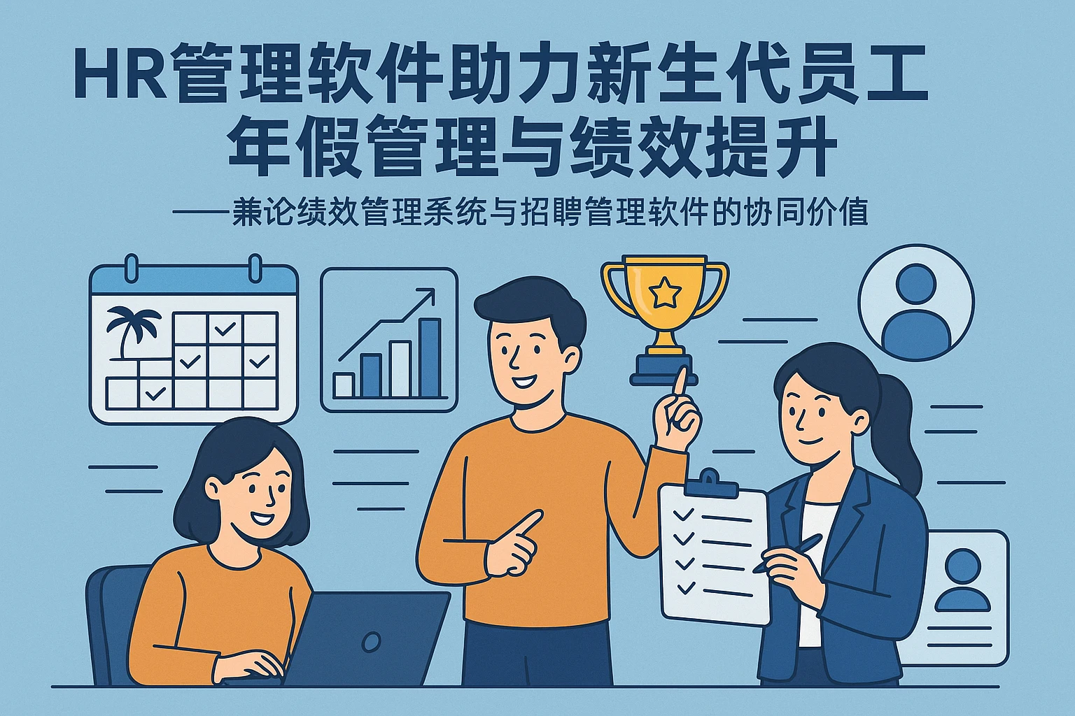 HR管理软件助力新生代员工年假管理与绩效提升 —— 兼论绩效管理系统与招聘管理软件的协同价值