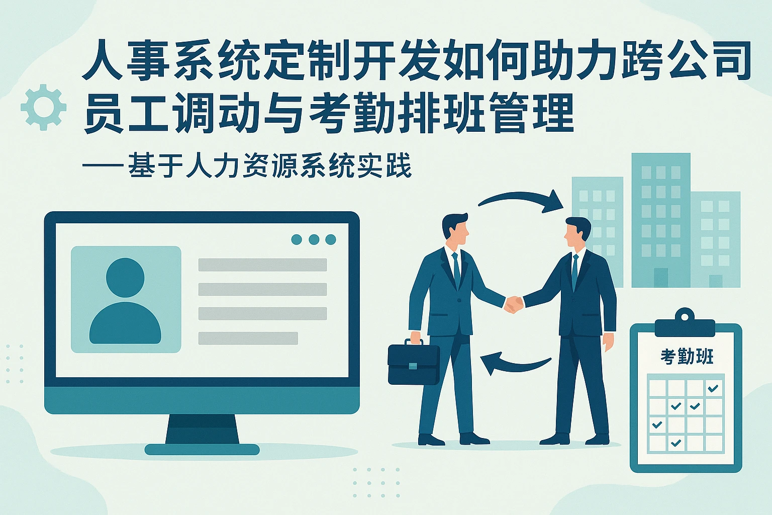 人事系统定制开发如何助力跨公司员工调动与考勤排班管理——基于人力资源系统实践