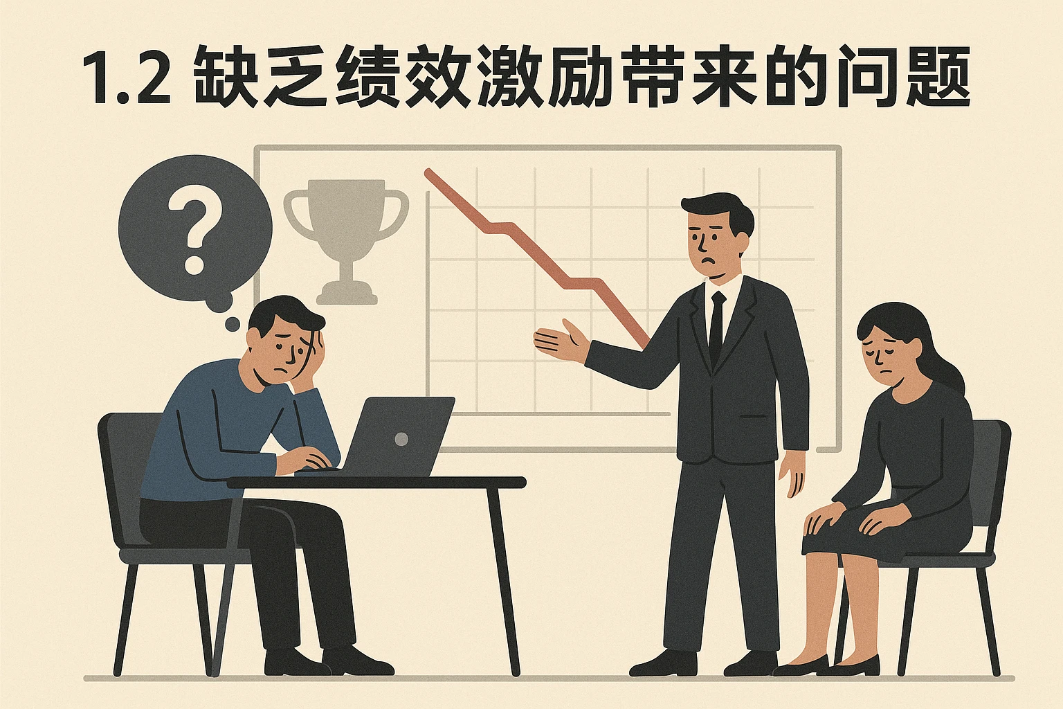 1.2 缺乏绩效激励带来的问题