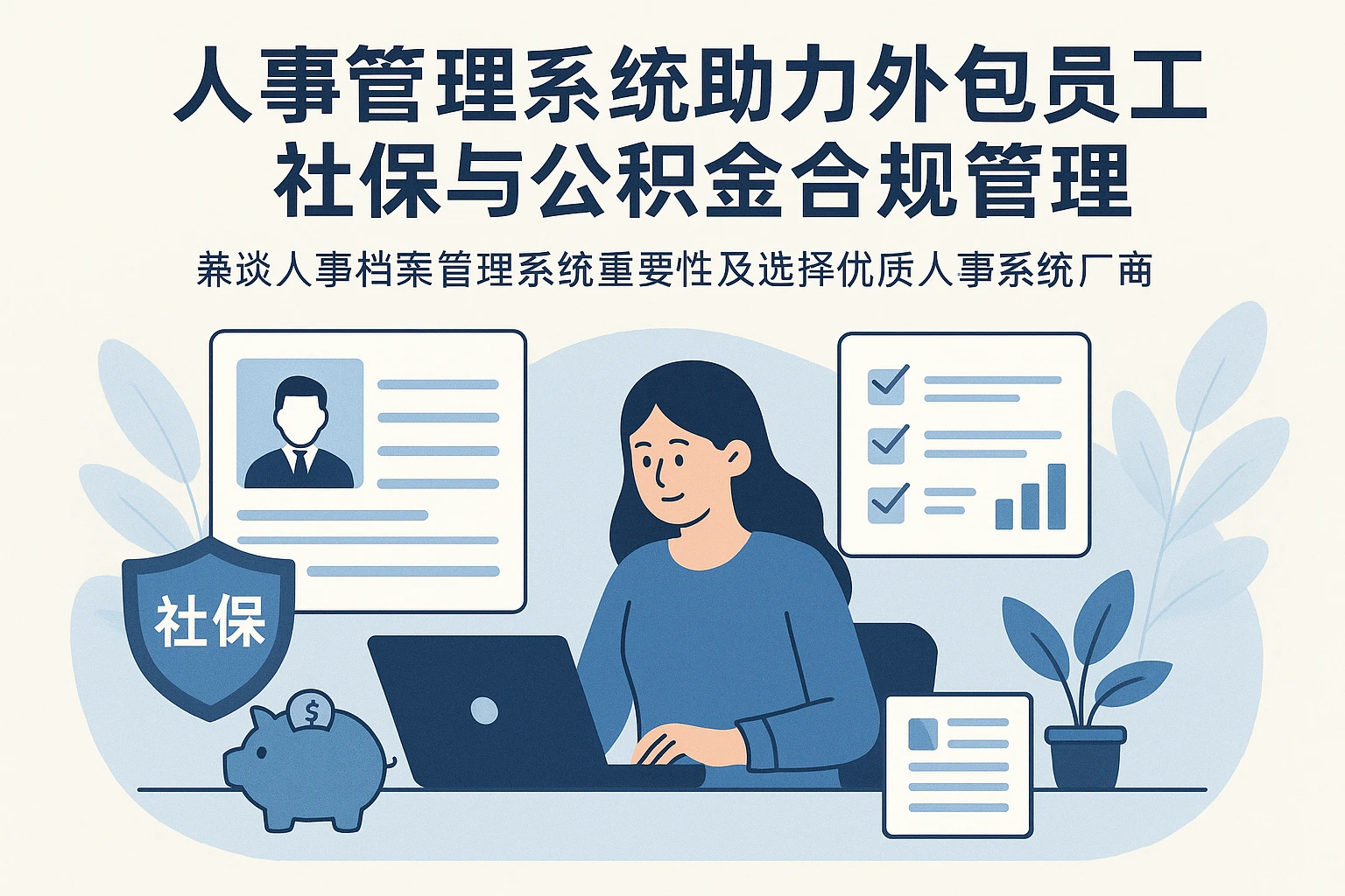 人事管理系统助力外包员工社保与公积金合规管理——兼谈人事档案管理系统重要性及选择优质人事系统厂商