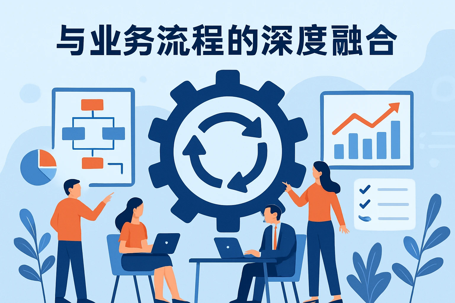 与业务流程的深度融合