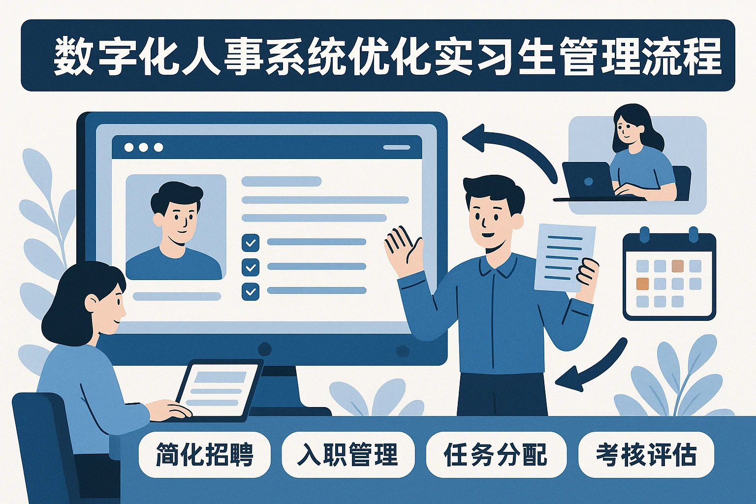 数字化人事系统优化实习生管理流程