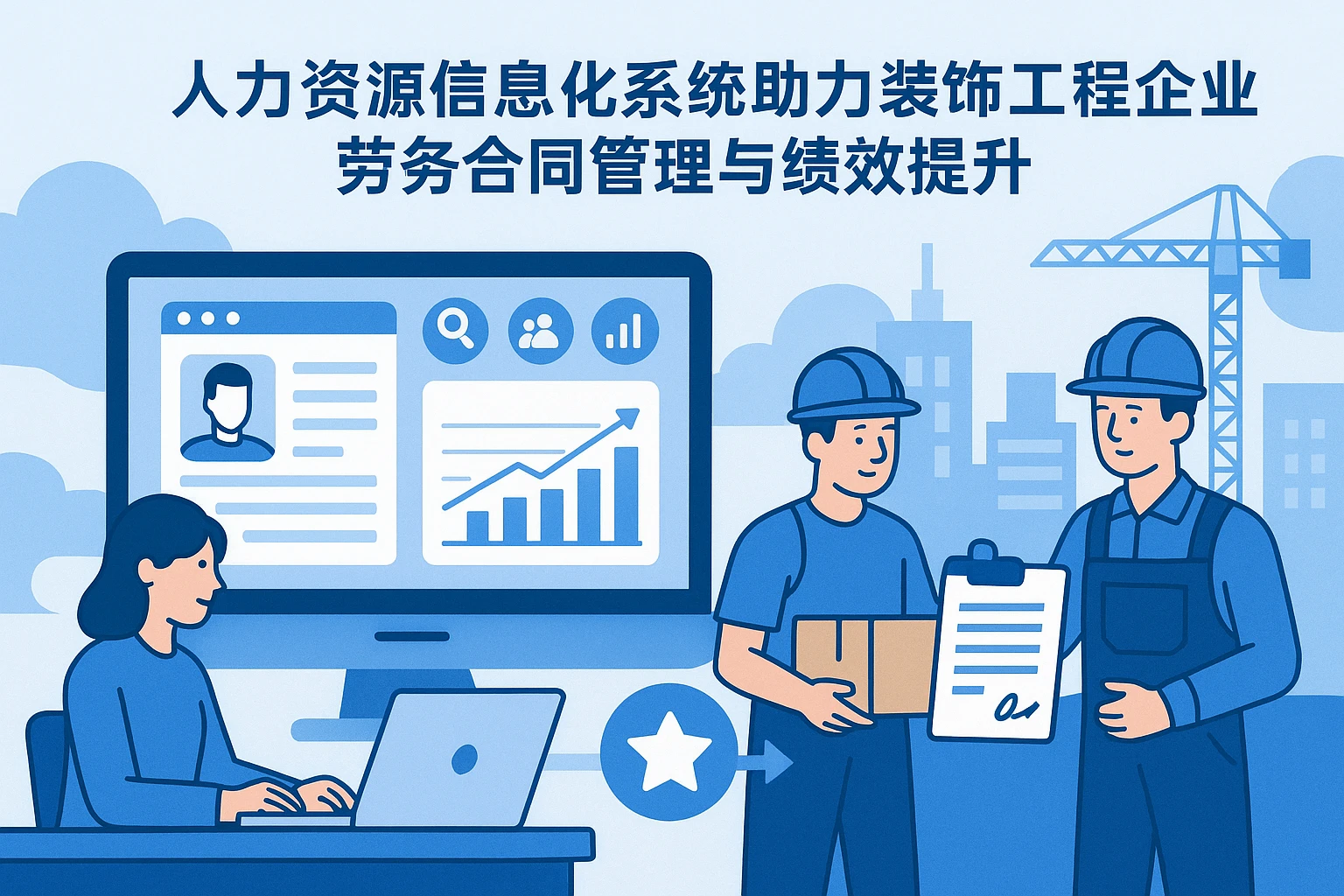 人力资源信息化系统助力装饰工程企业劳务合同管理与绩效提升