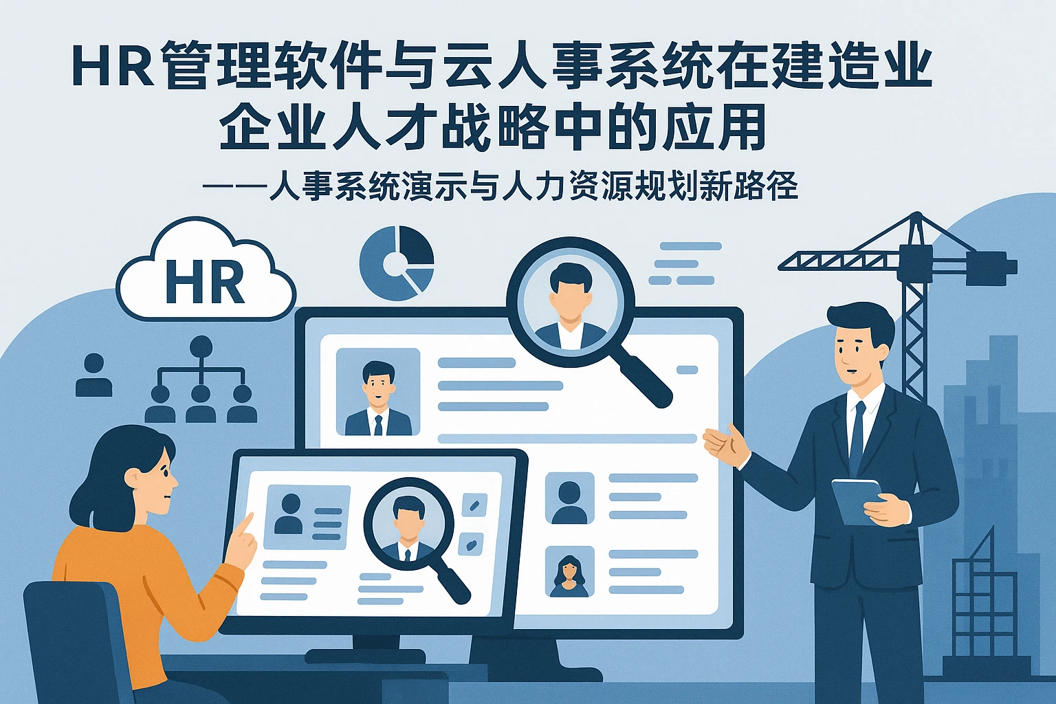 HR管理软件与云人事系统在建造业企业人才战略中的应用——人事系统演示与人力资源规划新路径