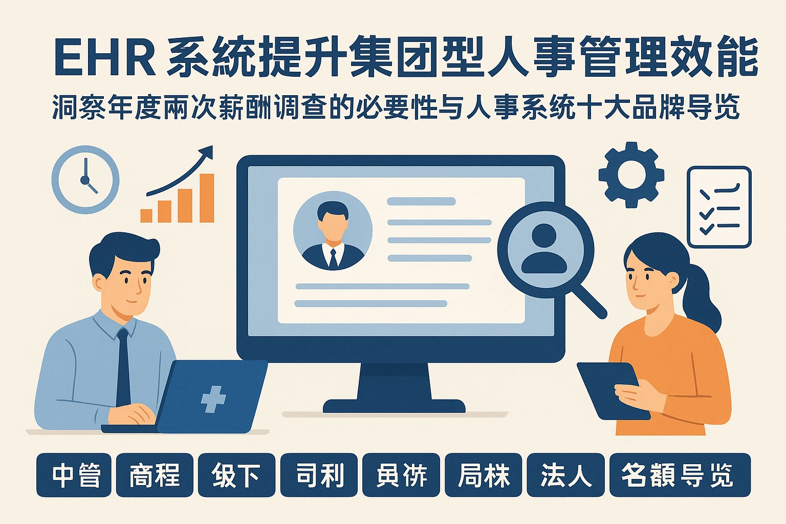 EHR系统提升集团型人事管理效能：洞察年度两次薪酬调查的必要性与人事系统十大品牌导览
