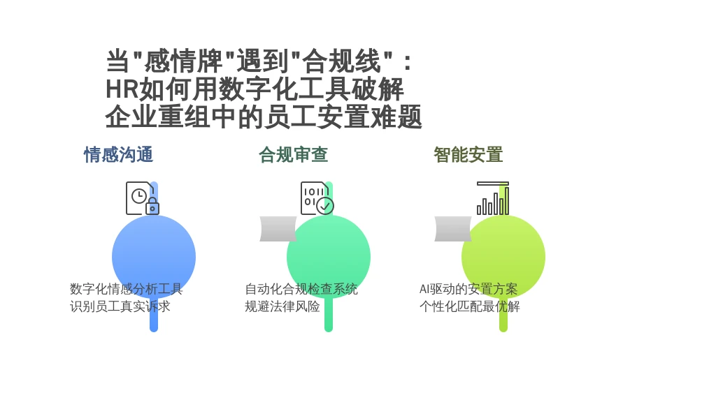 当“感情牌”遇到“合规线”：HR如何用数字化工具破解企业重组中的员工安置难题