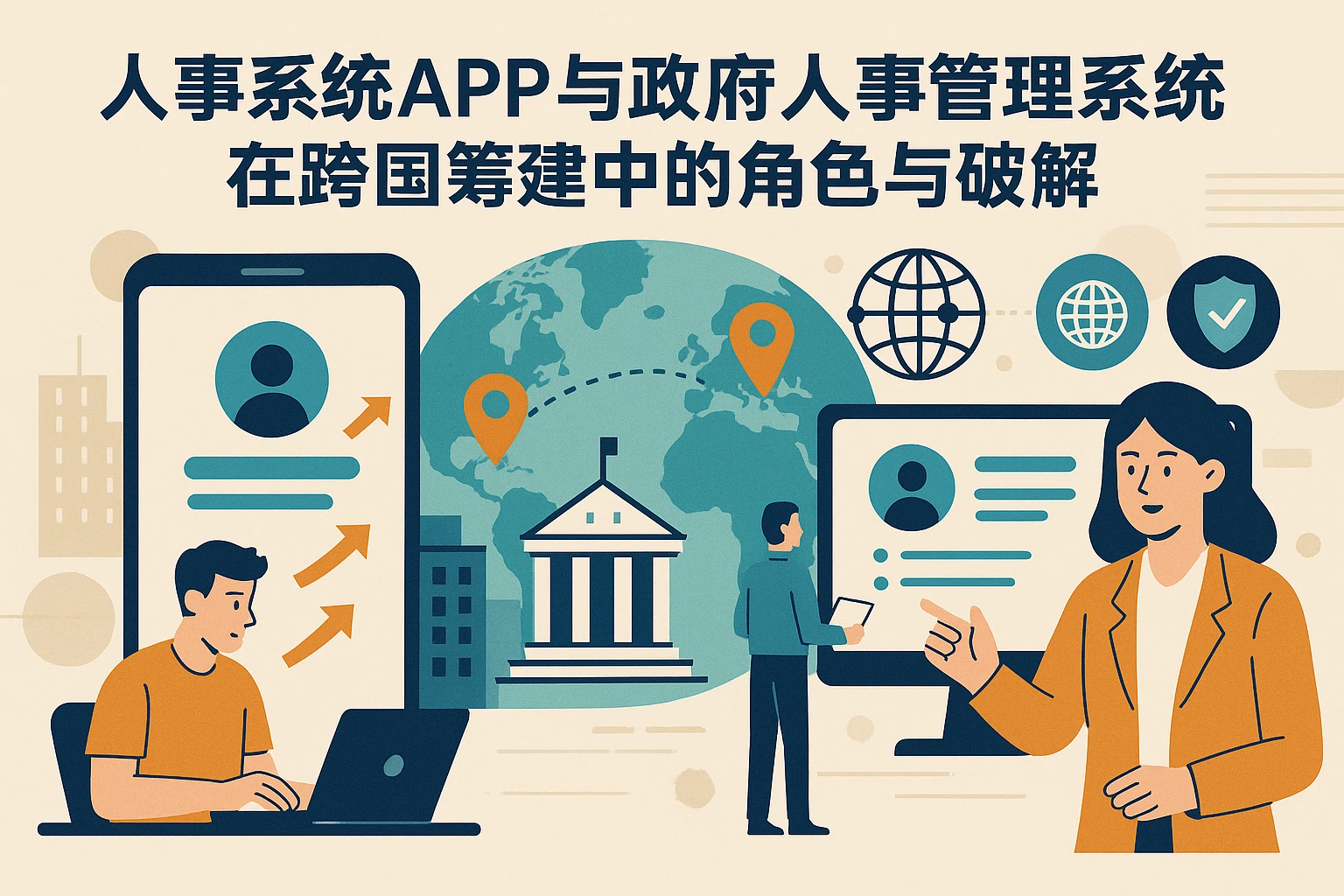人事系统APP与政府人事管理系统在跨国筹建中的角色与破解