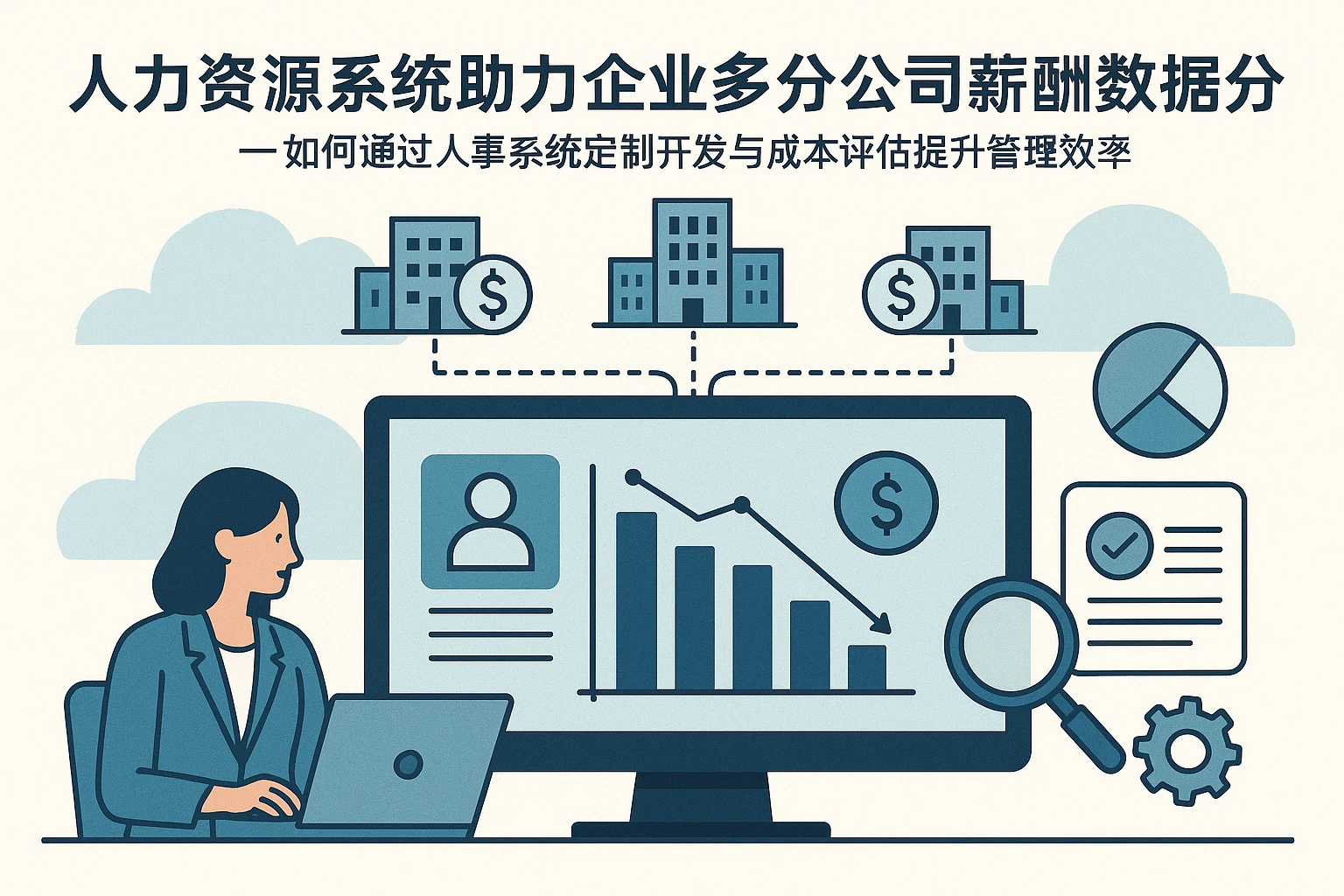 人力资源系统助力企业多分公司薪酬数据分析 —— 如何通过人事系统定制开发与成本评估提升管理效率
