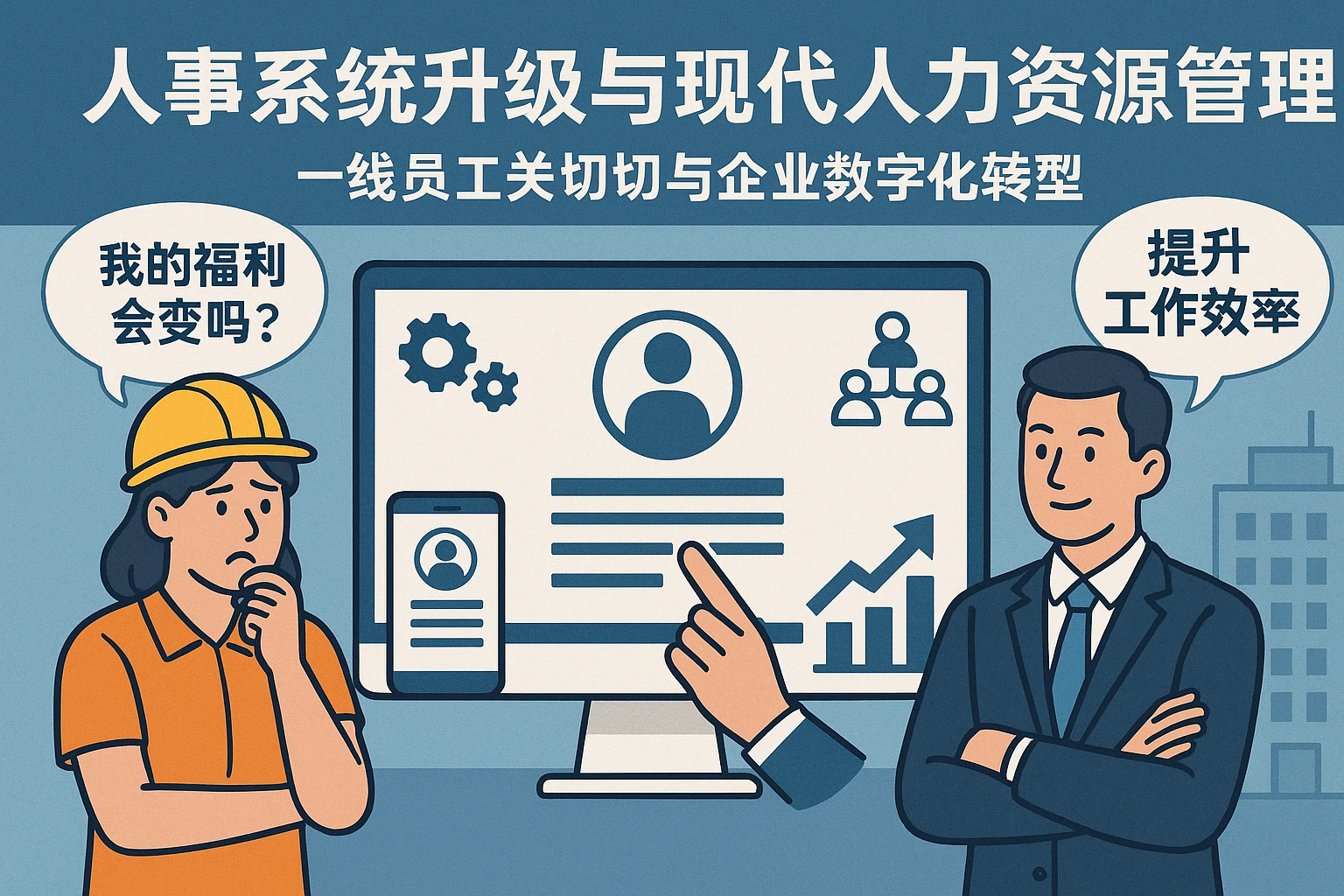 人事系统升级与现代人力资源管理：一线员工关切与企业数字化转型