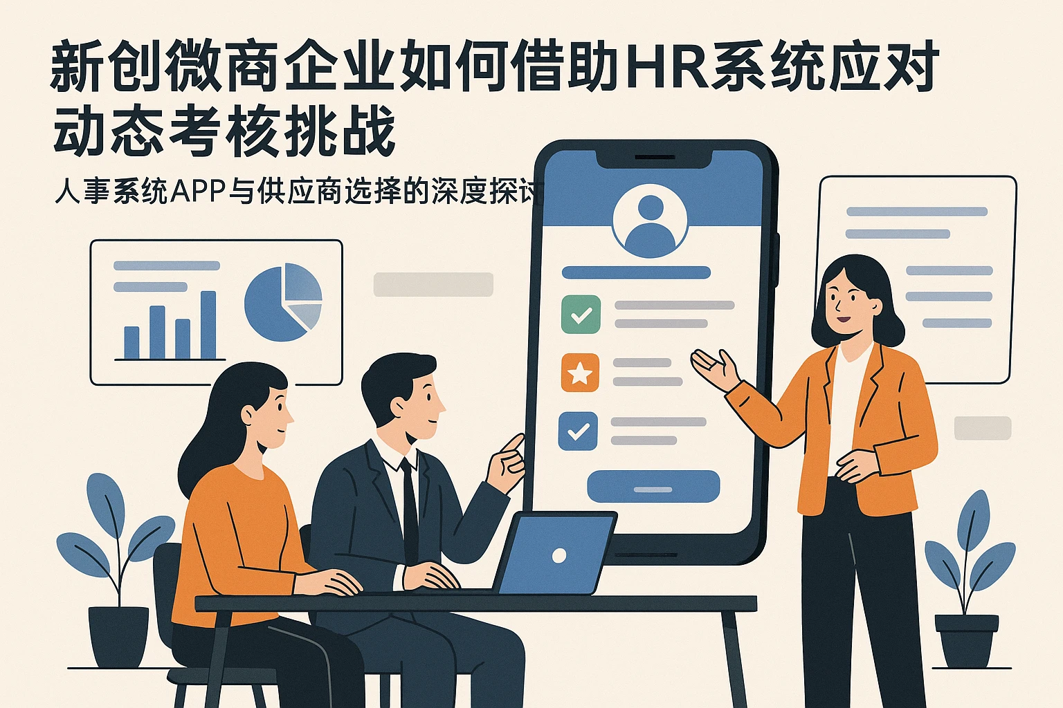 新创微商企业如何借助HR系统应对动态考核挑战——人事系统APP与供应商选择的深度探讨