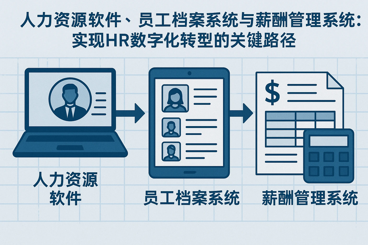 人力资源软件、员工档案系统与薪酬管理系统：实现HR数字化转型的关键路径