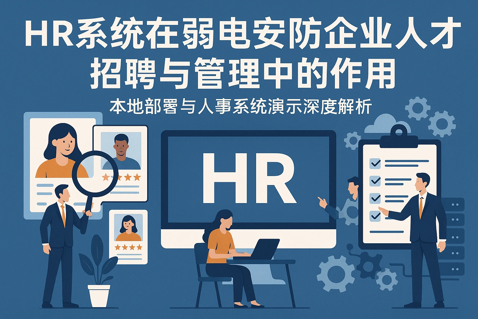 HR系统在弱电安防企业人才招聘与管理中的作用——本地部署与人事系统演示深度解析