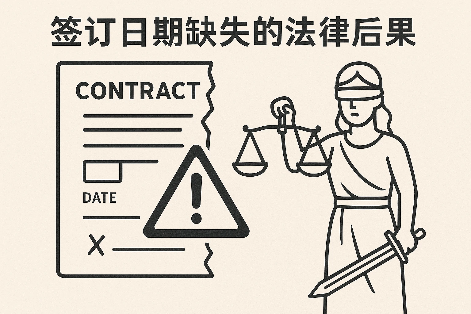 签订日期缺失的法律后果