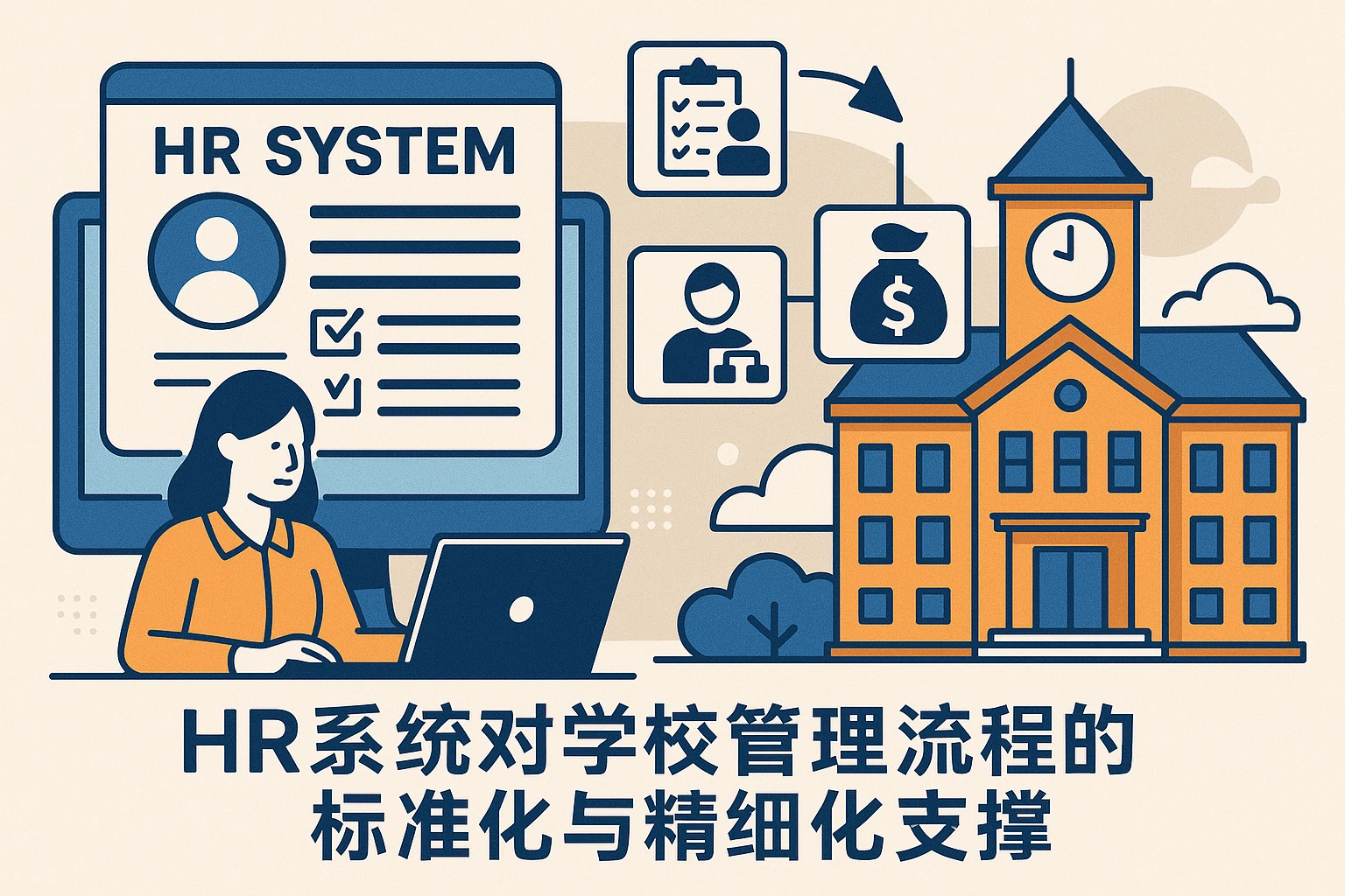 HR系统对学校管理流程的标准化与精细化支撑