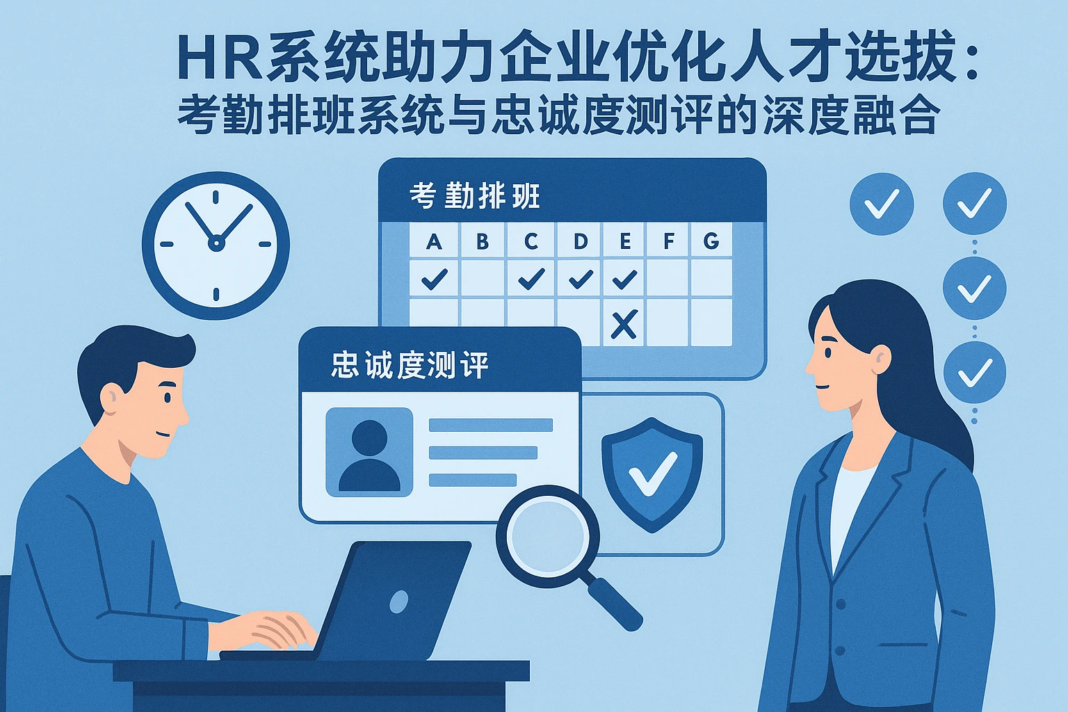 HR系统助力企业优化人才选拔：考勤排班系统与忠诚度测评的深度融合