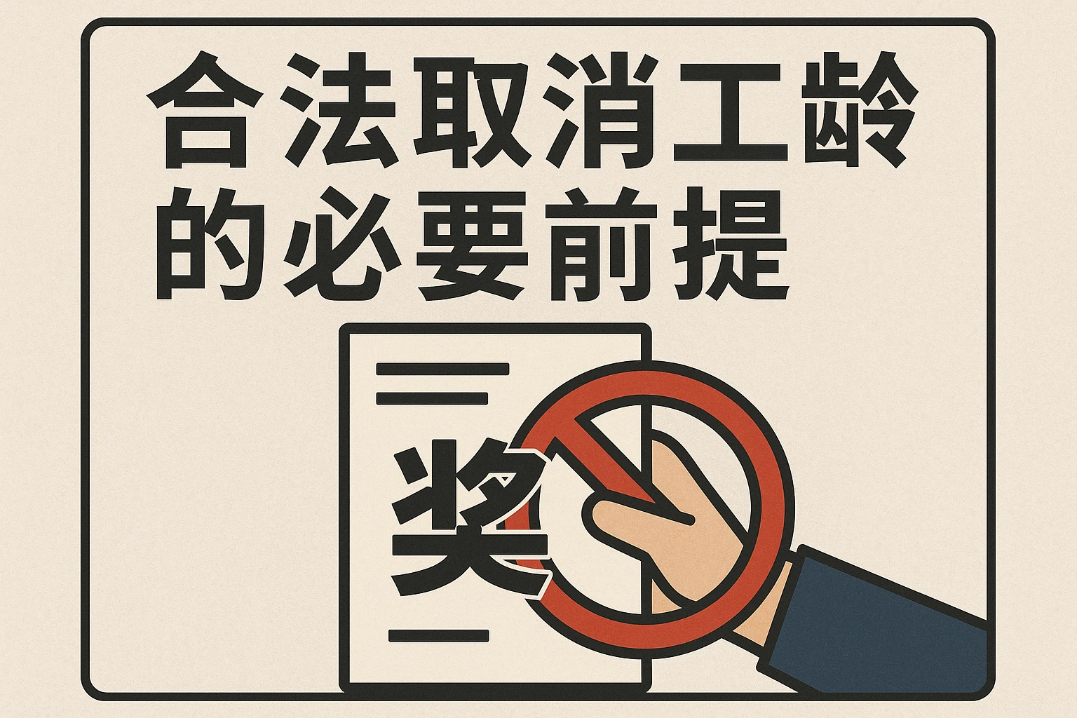 合法取消工龄奖的必要前提