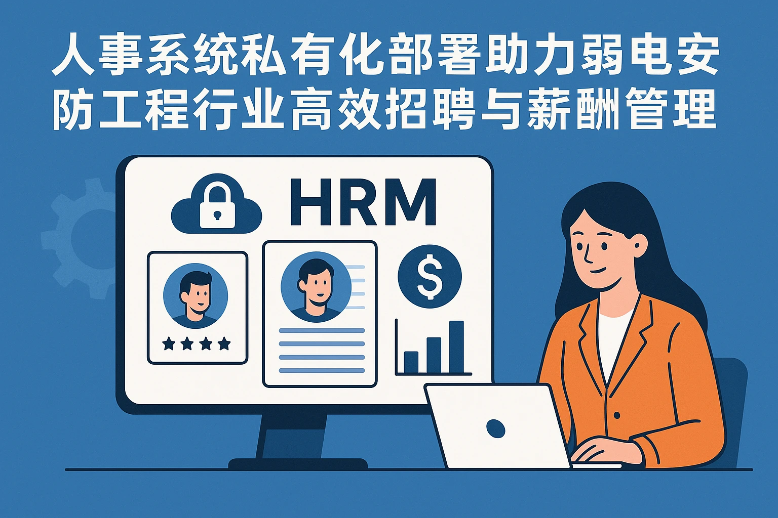人事系统私有化部署助力弱电安防工程行业高效招聘与薪酬管理