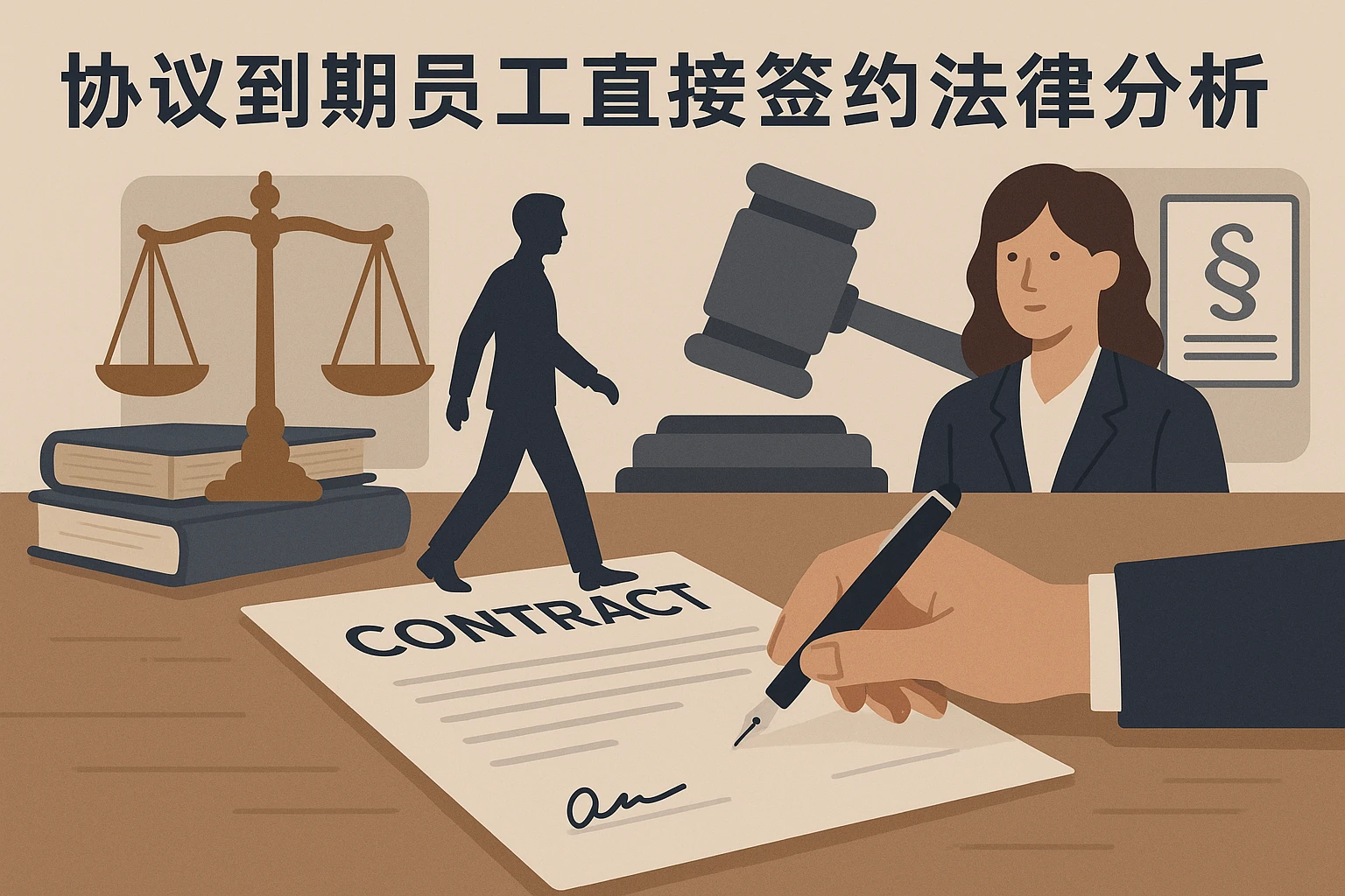 协议到期员工直接签约的法律分析