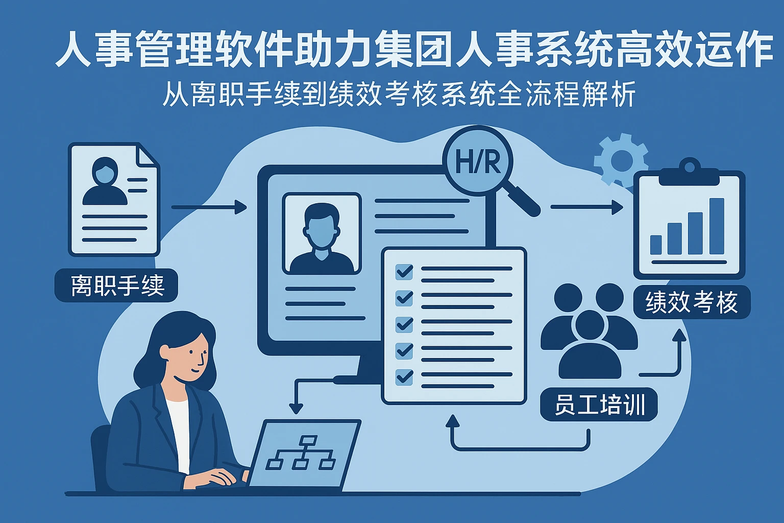 人事管理软件助力集团人事系统高效运作——从离职手续到绩效考核系统全流程解析