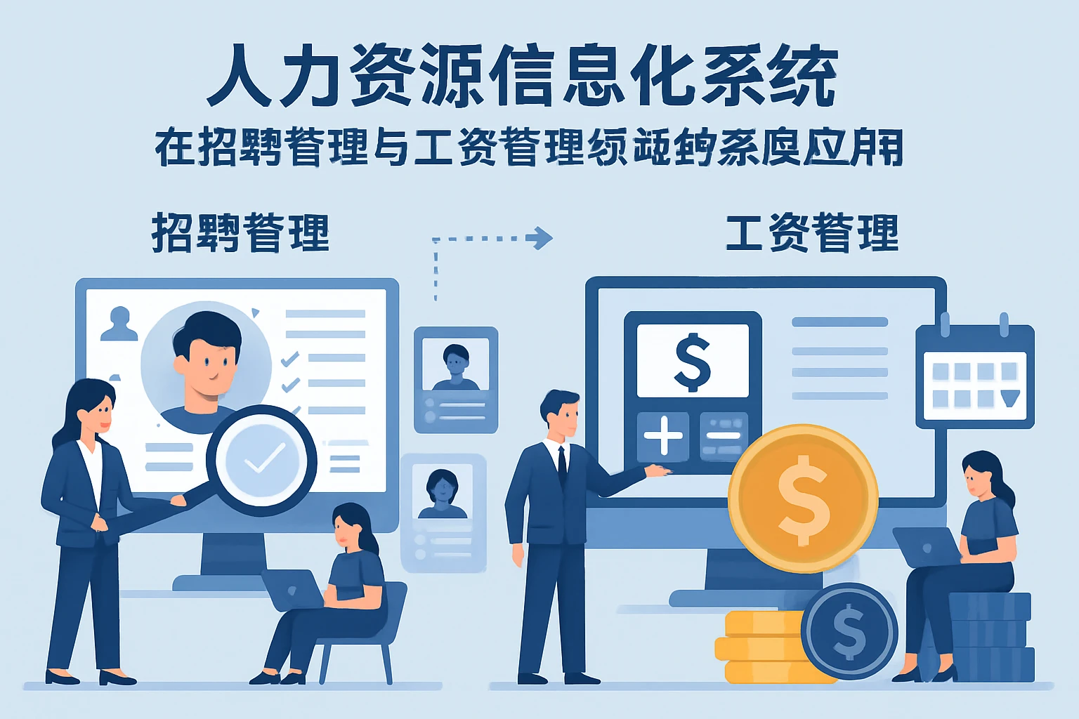 人力资源信息化系统在招聘管理与工资管理领域的深度应用