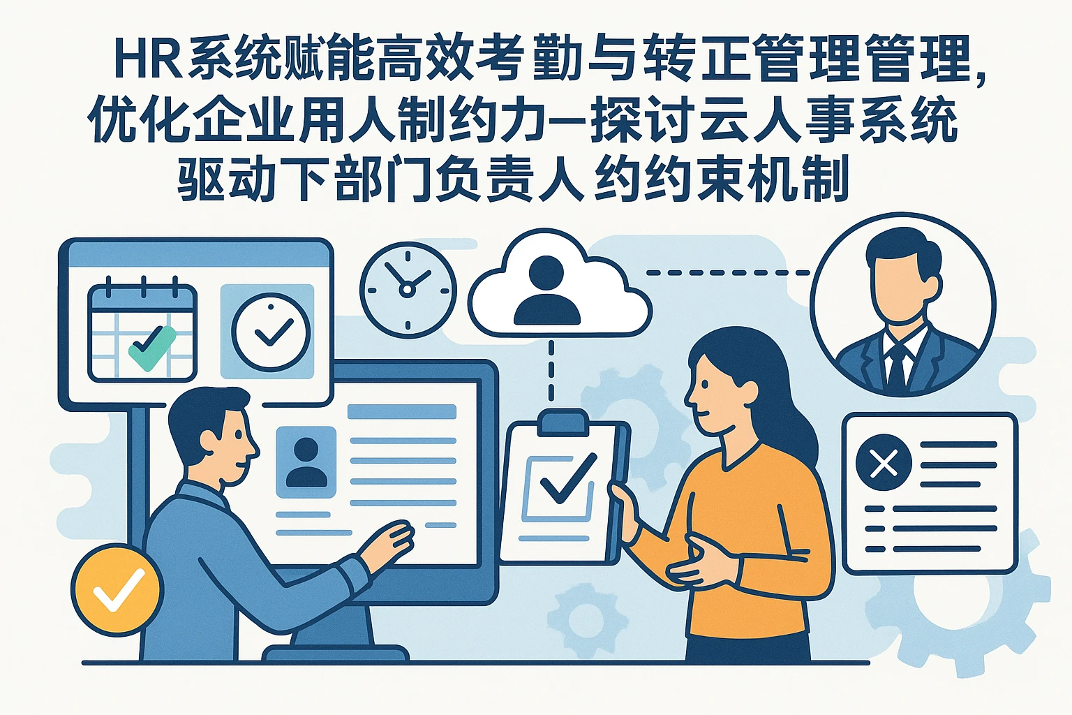 HR系统赋能高效考勤与转正管理，优化企业用人制约力——探讨云人事系统驱动下的部门负责人约束机制
