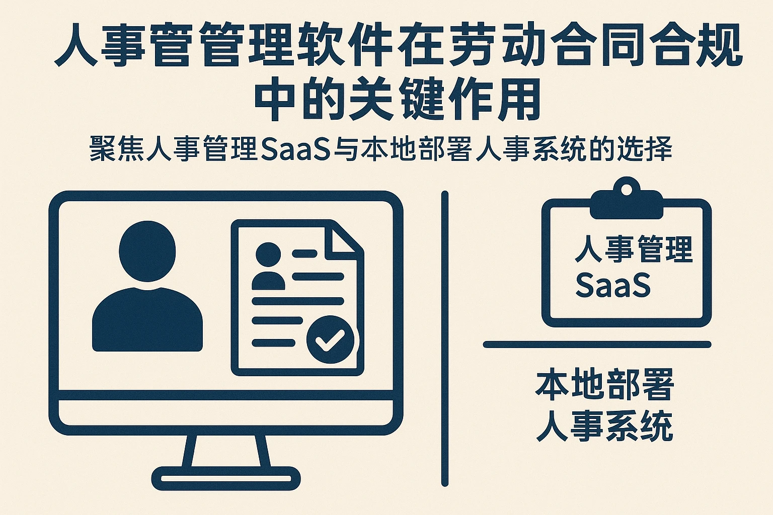 人事管理软件在劳动合同合规中的关键作用——聚焦人事管理SaaS与本地部署人事系统的选择