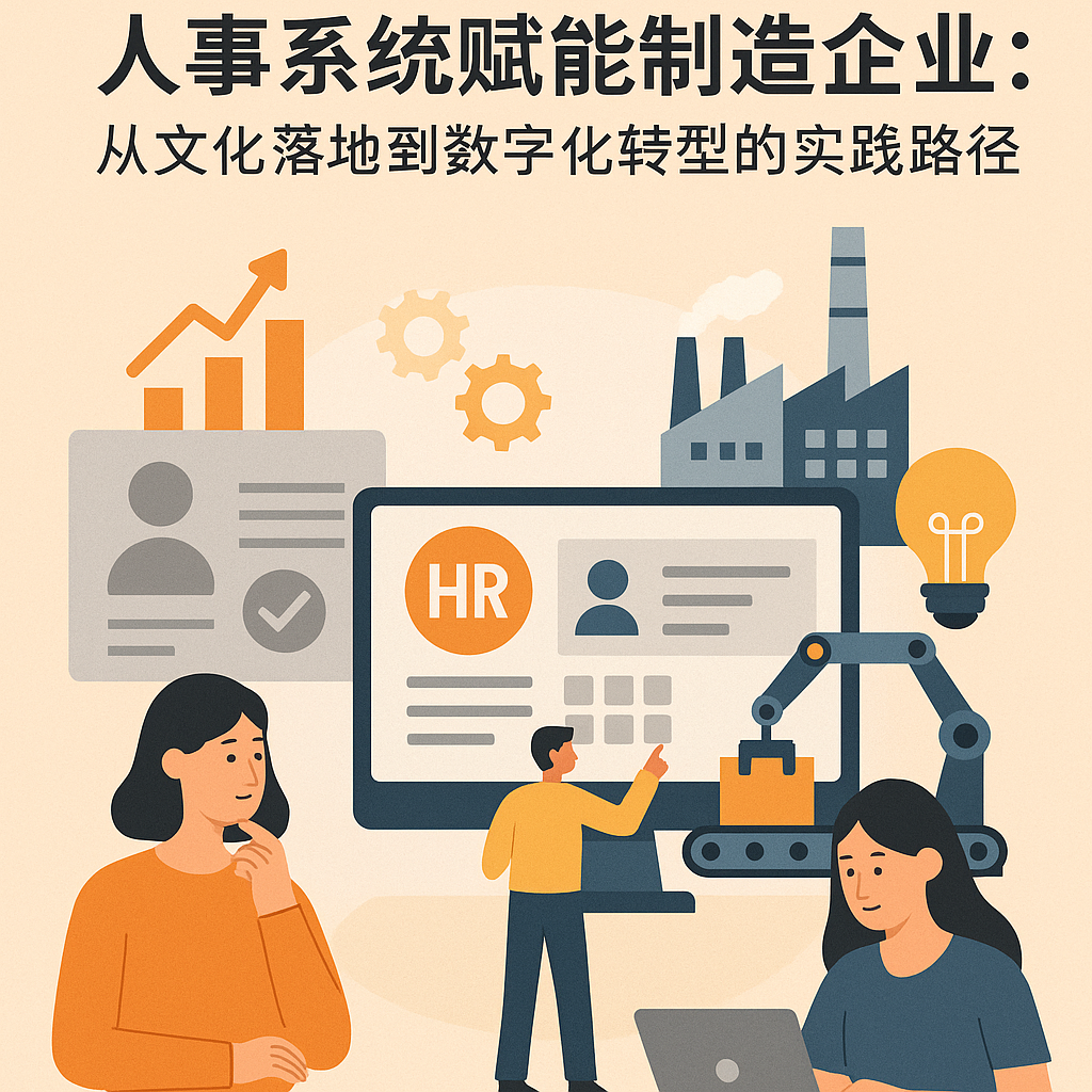 人事系统赋能制造企业：从文化落地到数字化转型的实践路径