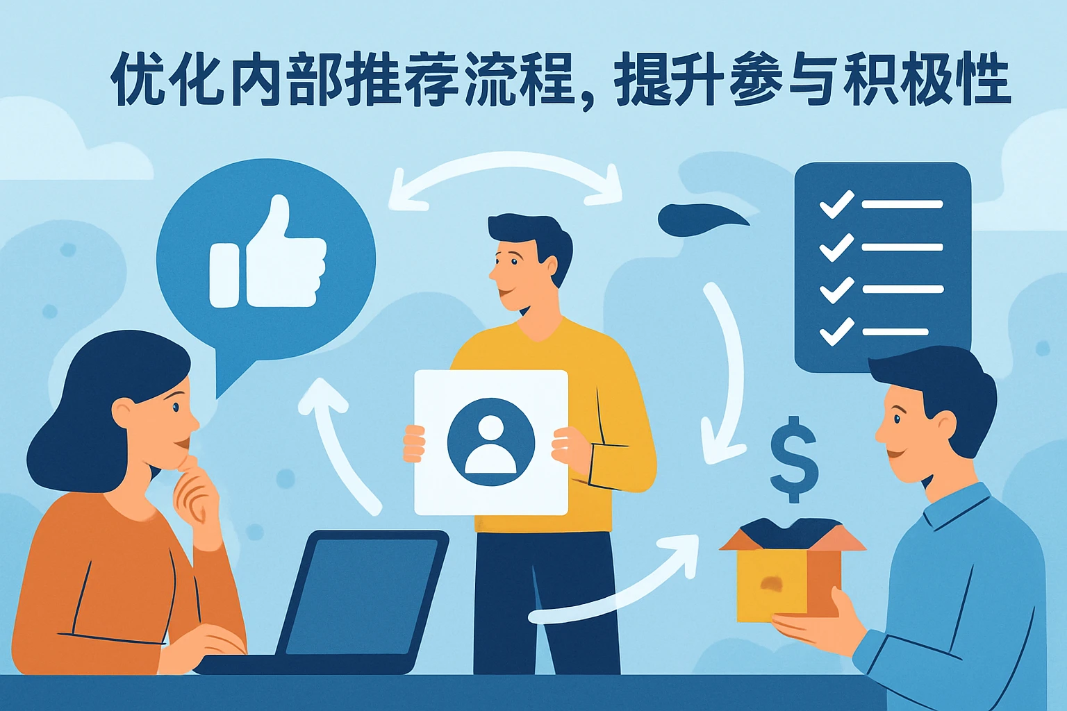 优化内部推荐流程，提升参与积极性