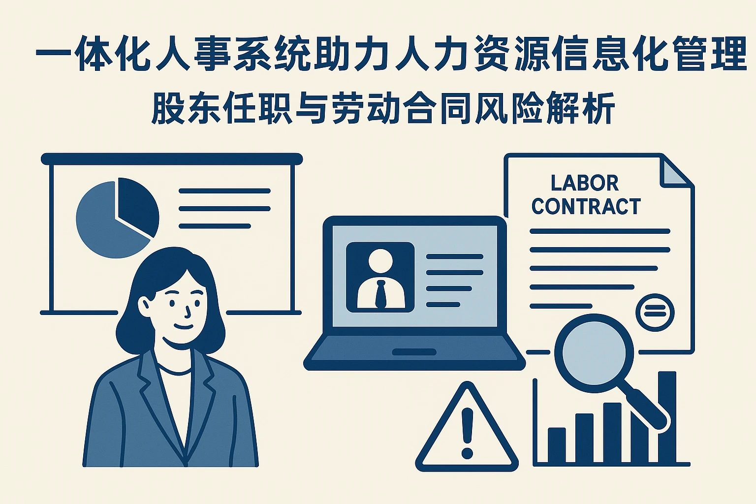 一体化人事系统助力人力资源信息化管理：股东任职与劳动合同风险解析
