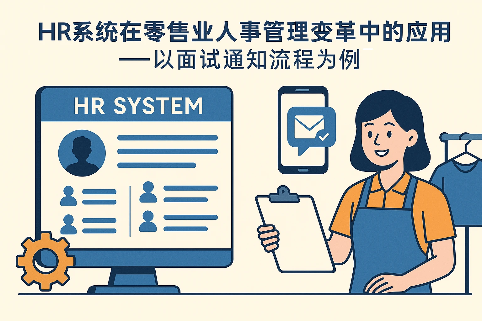 HR系统在零售业人事管理变革中的应用与优化——以面试通知流程为例