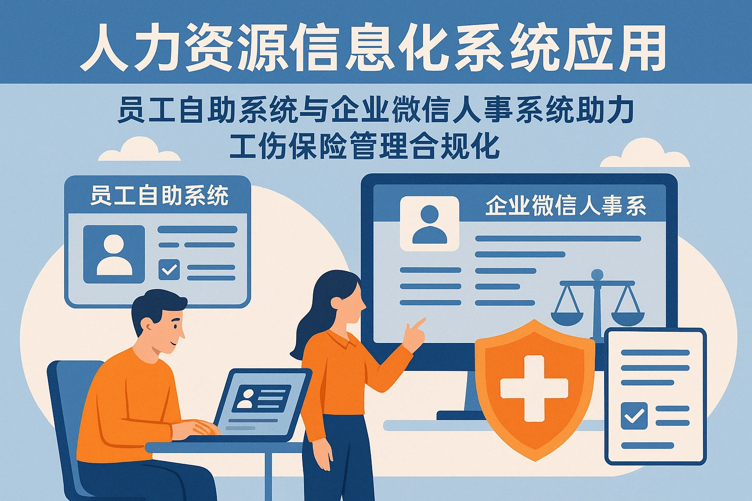 人力资源信息化系统应用：员工自助系统与企业微信人事系统助力工伤保险管理合规化