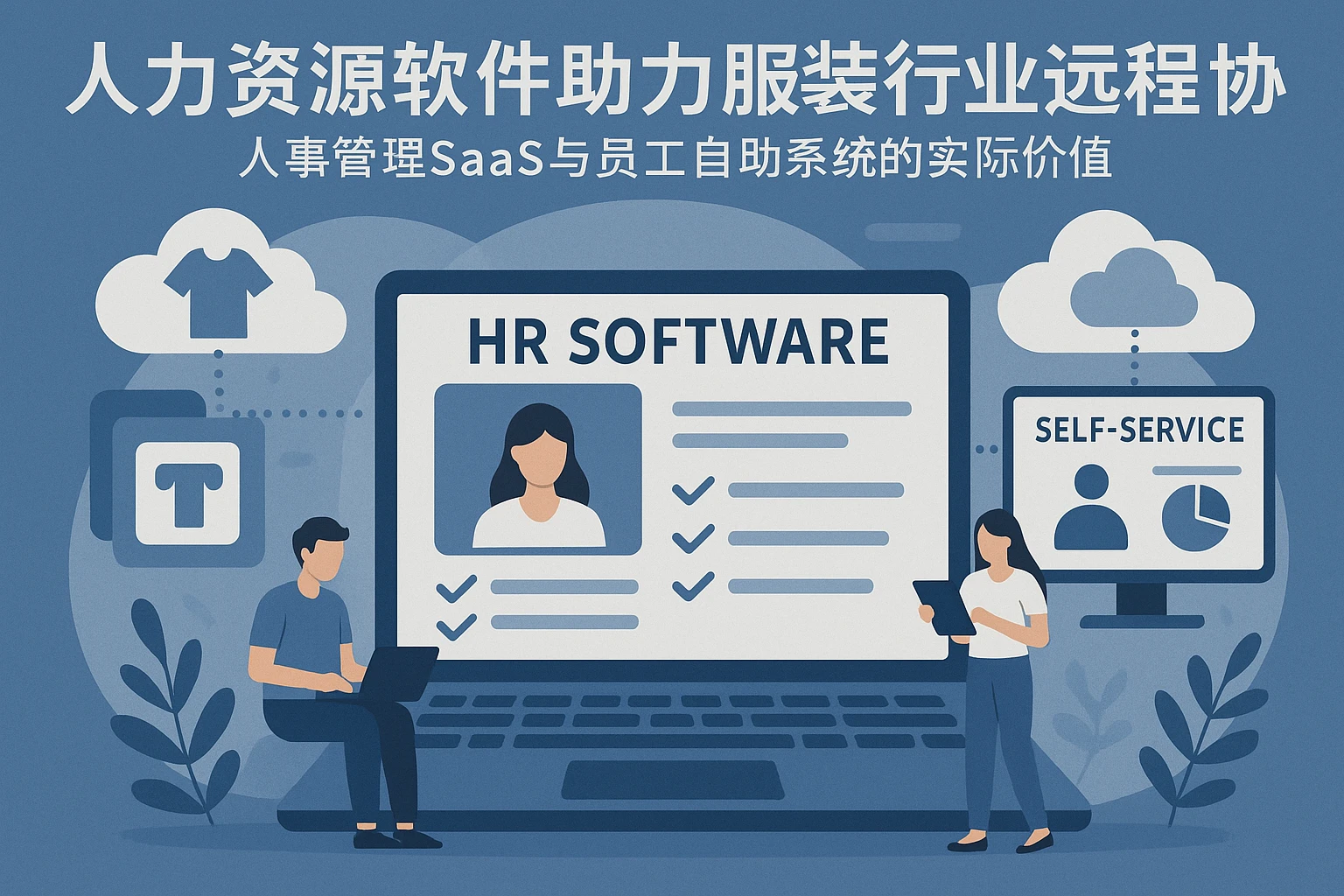 人力资源软件助力服装行业远程协作——人事管理SaaS与员工自助系统的实际价值