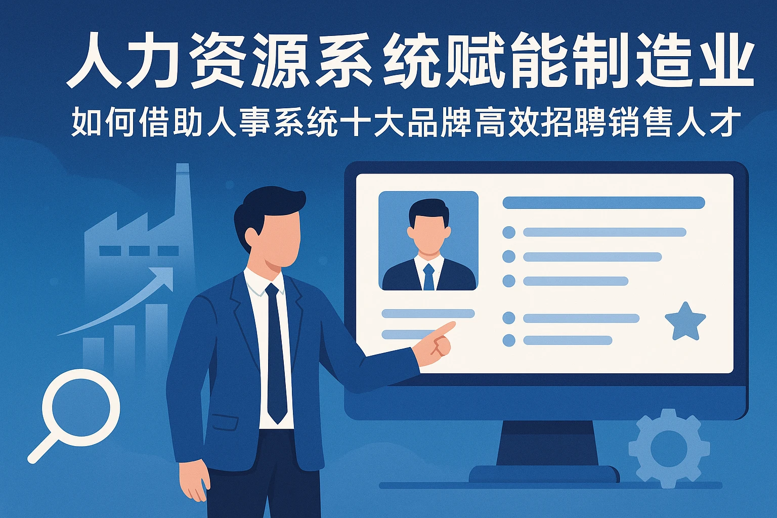 人力资源系统赋能制造业：如何借助人事系统十大品牌高效招聘销售人才