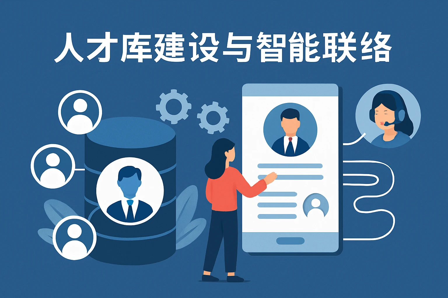 人才库建设与智能联络