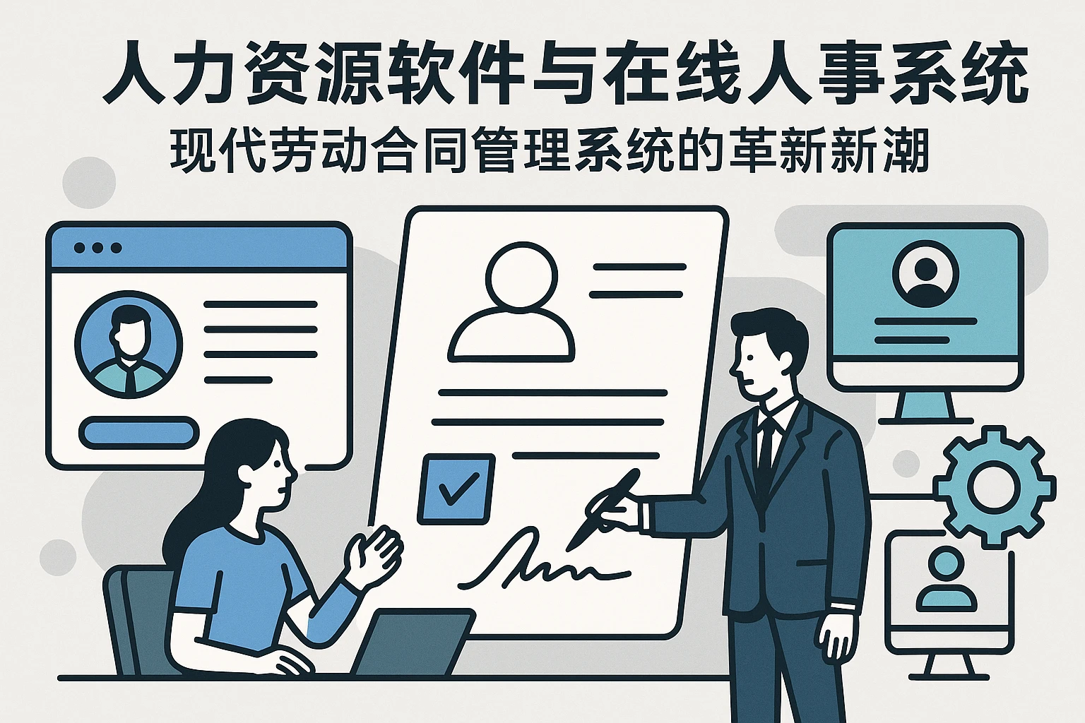 人力资源软件与在线人事系统：现代劳动合同管理系统的革新浪潮