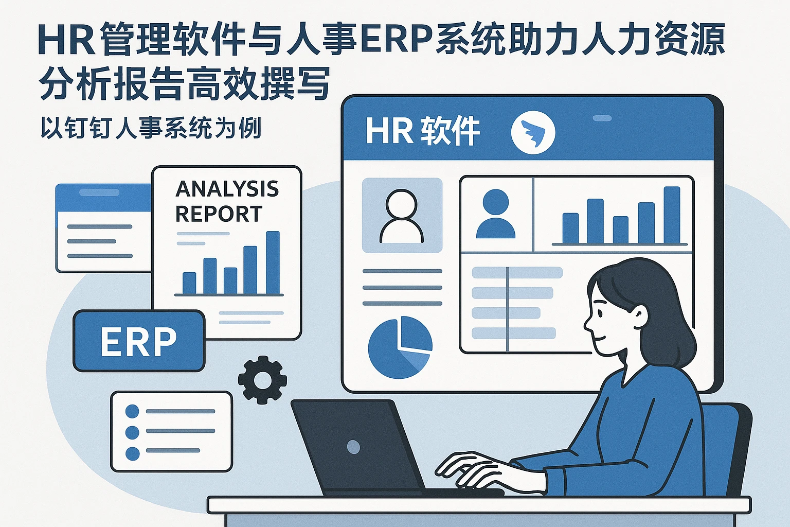 HR管理软件与人事ERP系统助力人力资源分析报告高效撰写——以钉钉人事系统为例